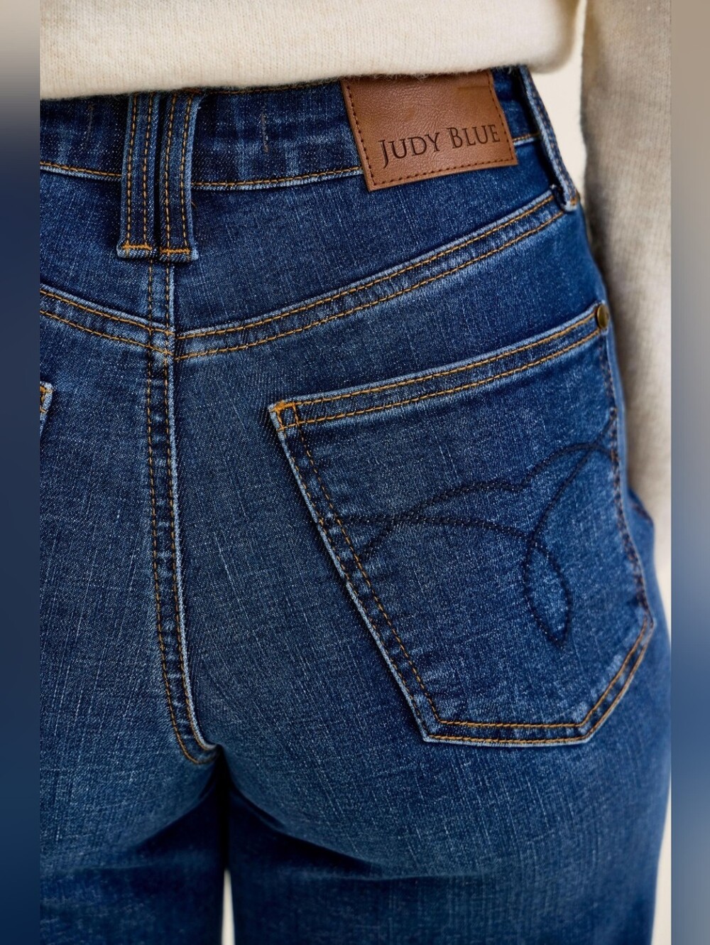Judy Blue High Waist T.C. Claudia Ankle Wide Jeans - Picture 4 of 6